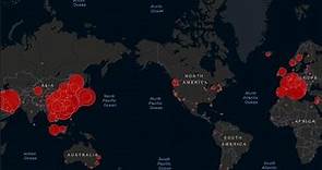 Mapa muestra los casos de coronavirus en el planeta en tiempo real