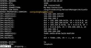 Install and Use NetworkManager (NMCLI) on Ubuntu / Debian | ComputingForGeeks