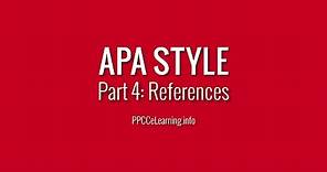 APA References