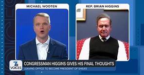 'It's a very different place': Rep. Brian Higgins gives final thoughts on the eve of his retirement