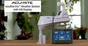 Features of the AcuRite Iris (5-in-1) Weather Station with High-Definition Display