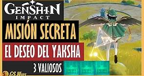 El Deseo del Yaksha: Guía y Localización | Genshin Impact