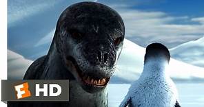 Happy Feet (3/10) Movie CLIP - Leopard Seal Chase (2006) HD