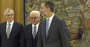 El presidente de Alemania, Sr. Frank Walter Steinmeier es recibido por S.M. el Rey
