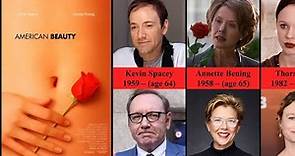 American Beauty Cast (1999) | Then and Now