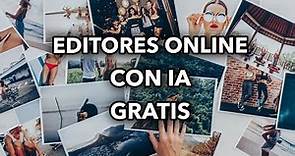 MEJORES EDITORES ONLINE DE FOTOS CON IA (GRATIS)