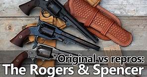 Rogers and Spencer percussion revolver - original vs repros