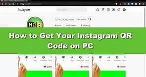 How to Generate Your PC QR Code for Instagram