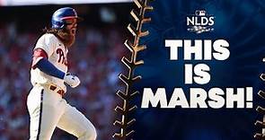 Marsh Madness! Pandemonium in Philadelphia as Brandon Marsh CRUSHES 3-run home run!