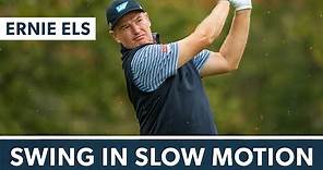 Ernie Els’ sweet swing in slow motion (all angles)
