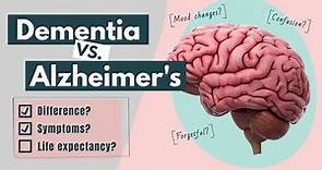 Alzheimer's disease vs. Dementia | 2 minute medicine