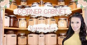 How to Organize Corner Kitchen Cabinets || Shirlee Alicia
