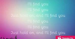 Lecrae I'll find you-lyric