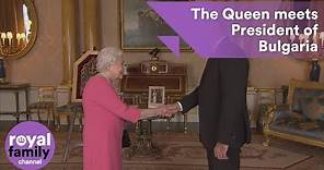 The Queen receives Bulgarian President Rumen Radev