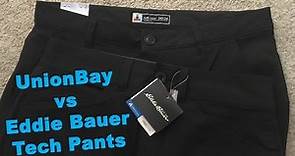 UB Tech Rainier Chino and Eddie Bauer Guide Pro Pant Review and Comparison