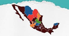 ¿Cuántos estados tiene Morena? Así queda el mapa político de México en 2023