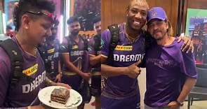 [Watch] KKR contingent celebrates Andre Russell's birthday after clinical win against DC in IPL 2024