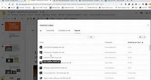 Inserire video in Google Presentazioni
