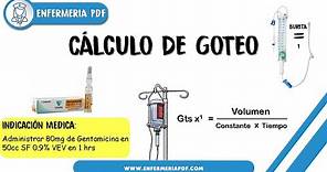 Como calcular goteo en enfermería - Cuantas Gotas por Minutos