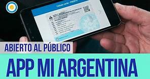 App Mi Argentina | Abierto al Público