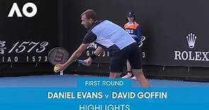 Daniel Evans v David Goffin Highlights (1R) | Australian Open 2022
