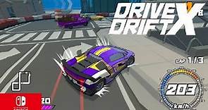 Drive Drift X Nintendo switch gameplay