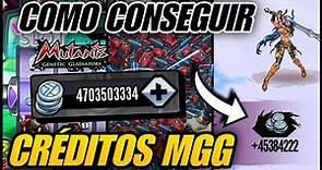 COMO CONSEGUIR CRÉDITOS EN MGG 🔥 TODOS LOS MÉTODOS 😱 | Mutants Genetic Gladiators