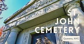 St. John Cemetery Visit - Home to Famous and Infamous Catholics | NYC