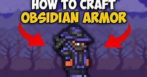 How To Craft Obsidian Armor in Terraria | Obsidian Armor Terraria