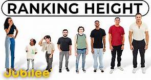Blind Ranking Men Shortest to Tallest