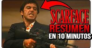 SCARFACE: Tony Montana Cara Cortada | Resumen de peliculas en 10 minutos