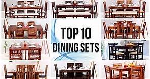 Dining Table: 10 Best Wooden Dining Table Set Design | Modern Dining Table Set | Top 10 Dining Set