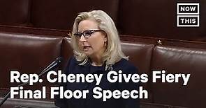 Liz Cheney Delivers Final Floor Speech As A GOP Leader
