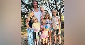 James Van Der Beek celebrates birthday by sharing photo with all 6 of his kids