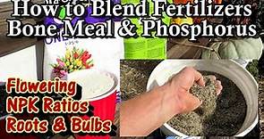 How to Blend a Root & Bulb Organic Fertilizer: NPK Ratios, Phosphorous, Benefits & Use