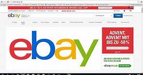 Verkaufen bei ebay - Anmelden und Artikel ausschreiben