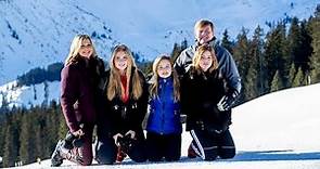 La familia real de Holanda actualiza su foto oficial de invierno en Lech | ¡HOLA! TV