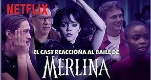 Jenna Ortega y el cast de Merlina reaccionan a la escena de baile | Netflix