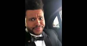 The Weeknd Live On Instagram For The First Time (May 11, 2018) France, Cannes