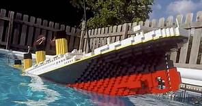 Sinking LEGO Titanic [7 foot model]