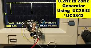 {560} Adjustable Frequency Generator Using UC3842 / UC3843 How To Calculate Switching Frequency