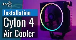 AeroCool Cylon 4 Air Cooler - How to Install on Your Motherboard