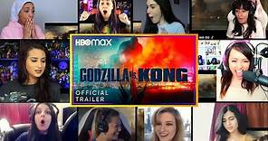 Girls React to Godzilla vs. Kong - Official Trailer