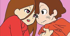 Dipper x Mabel beso parte 2 (animado) con color