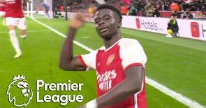 Bukayo Saka slots home Arsenal's go-ahead goal against Liverpool | Premier League | NBC Sports