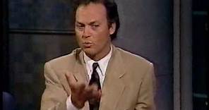 Michael Keaton on Letterman 1 (1992)