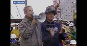 ARCHIVAL VIDEO: President Bush Addresses First Responders at Ground Zero