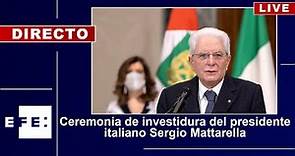 🔴📡 Ceremonia de investidura del presidente de Italia Sergio Mattarella