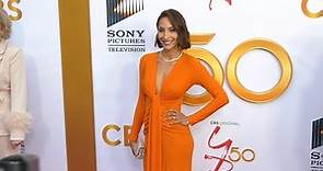 Christel Khalil "The Young and the Restless" 50th Anniversary Celebration Red Carpet