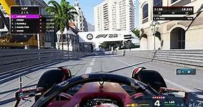 F1 22 - Circuit de Monaco - Monaco (Monaco Grand Prix) - Gameplay (PS5 UHD) [4K60FPS]